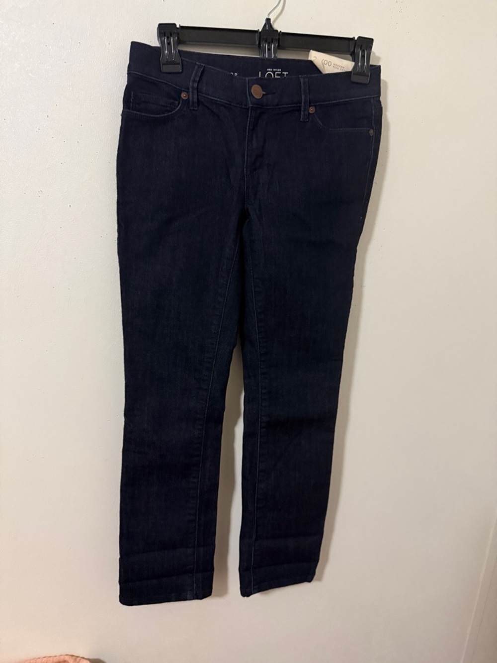 LOFT Dark Indigo Skinny Jeans